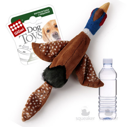 

GiGwi Dog Toys игрушка для собак птица с бутылкой-пищалкой