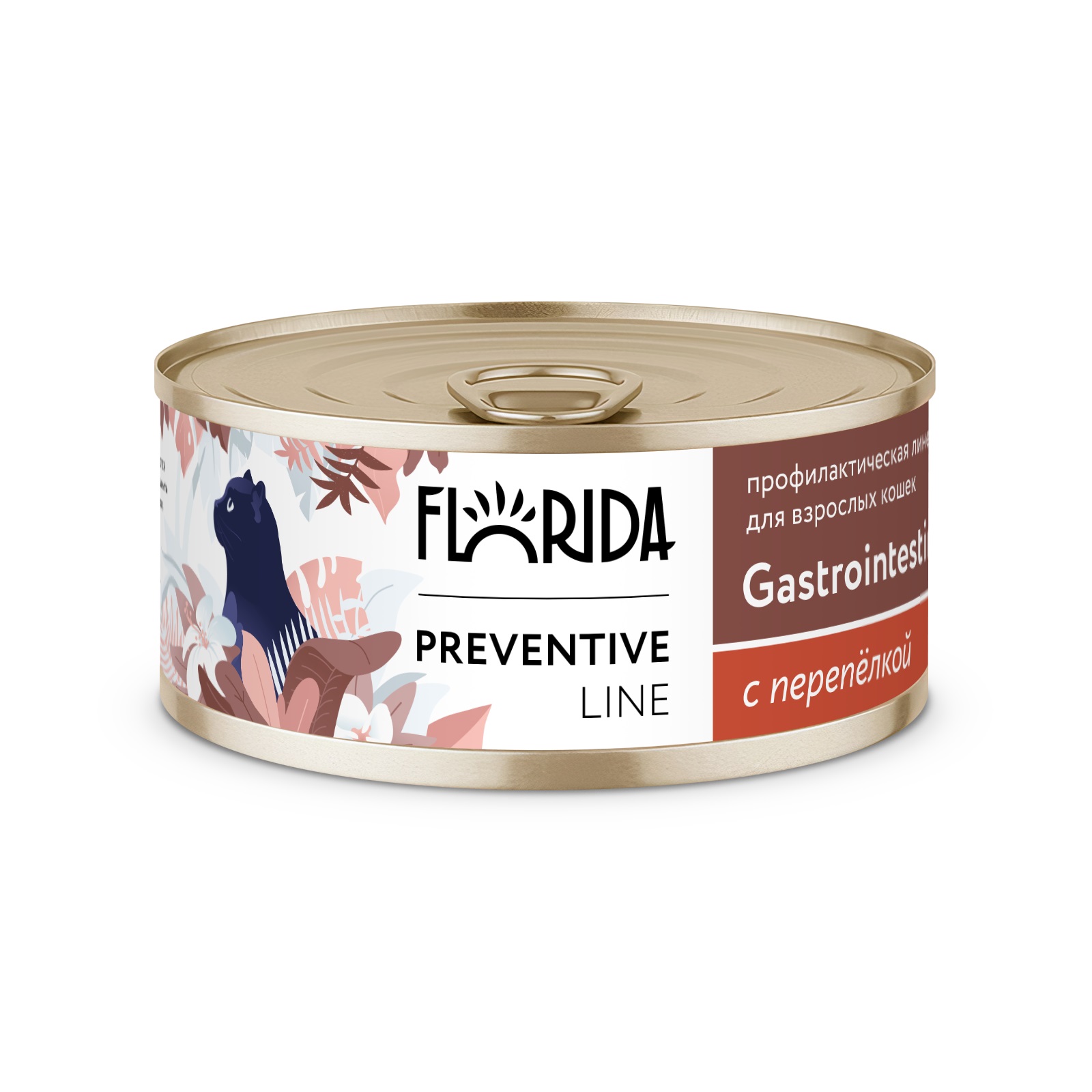 

Florida Preventive Line Gastrointestinal консервы для кошек при расстройствах пищеварения (Перепёлка, 100 г.)