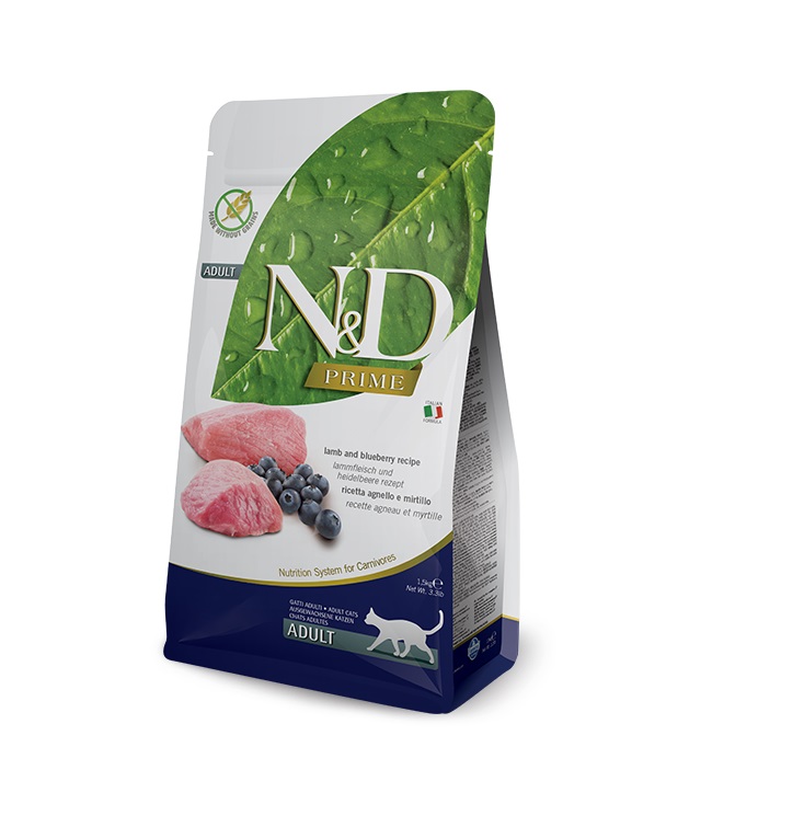Farmina N&D Cat Lamb&Blueberry Adult корм для взрослых кошек (Ягненок и черника, 5 кг.)