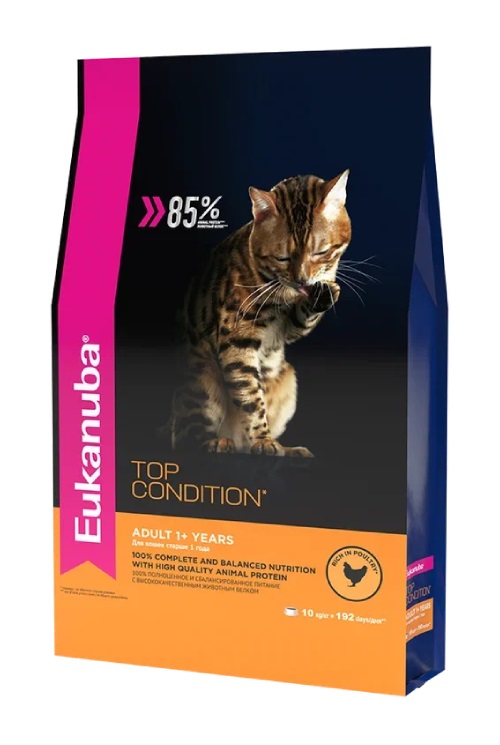 

Eukanuba Cat для взрослых кошек (Домашняя птица, 2 кг.)