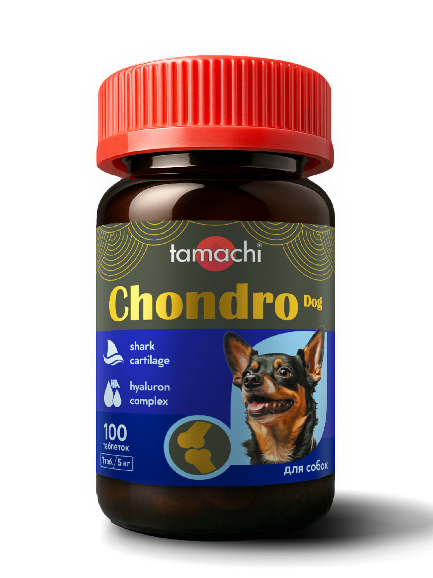 Tamachi Chondro Dog витамины для суставов собак мелких пород (100 таб.)