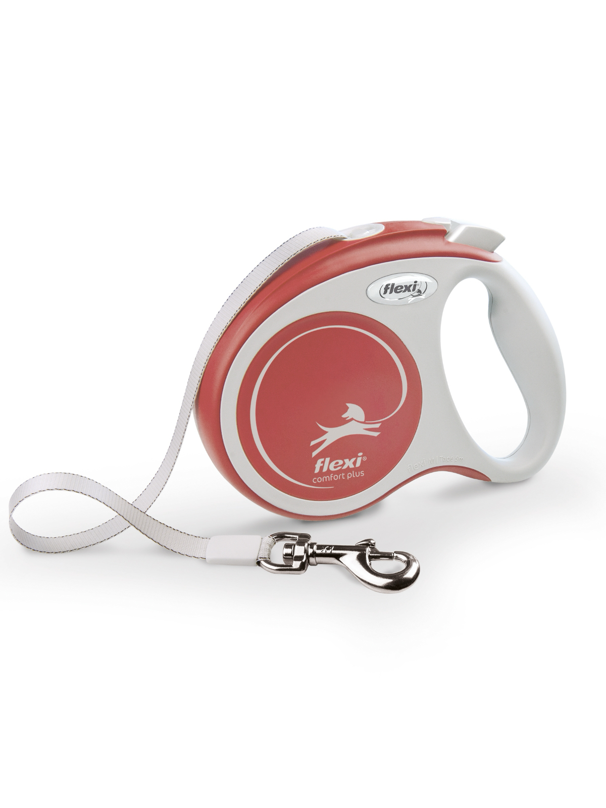 Flexi рулетка Comfort Plus для собак до 15 кг (5 м лента) (S, Персиковая)