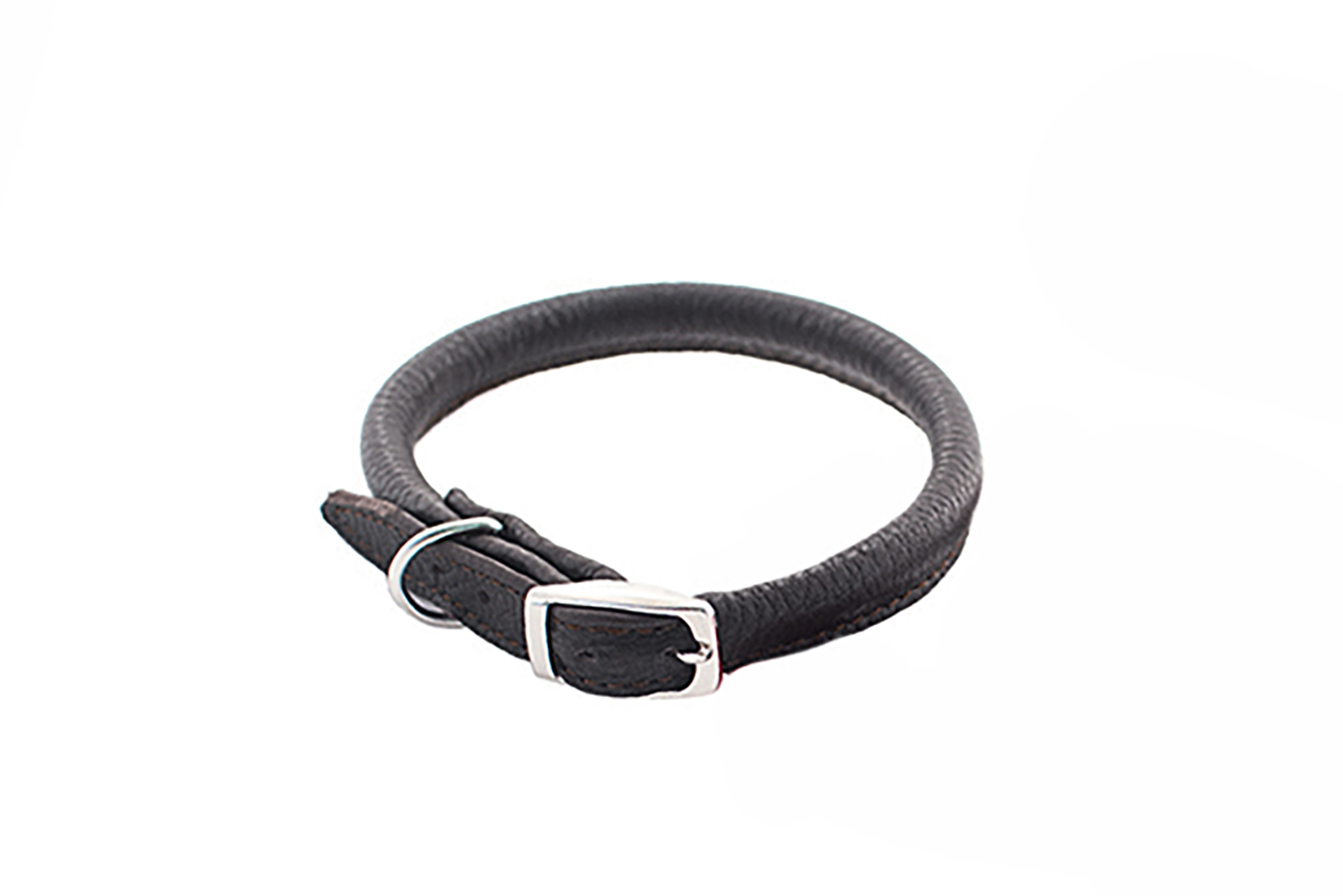 ZooM ошейник кожаный круглый Cord