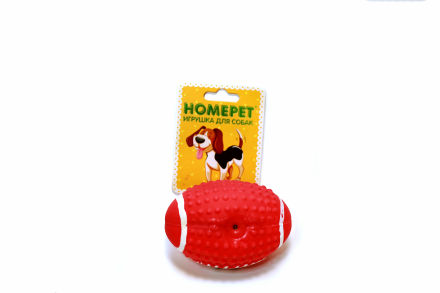HOMEPET игрушка для собак мяч регби (10,5 см.)