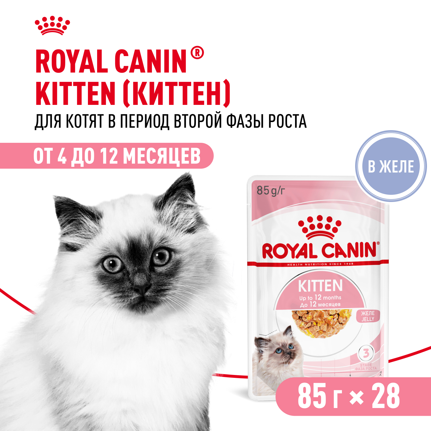 Royal Canin Kitten Instinctive пауч для котят