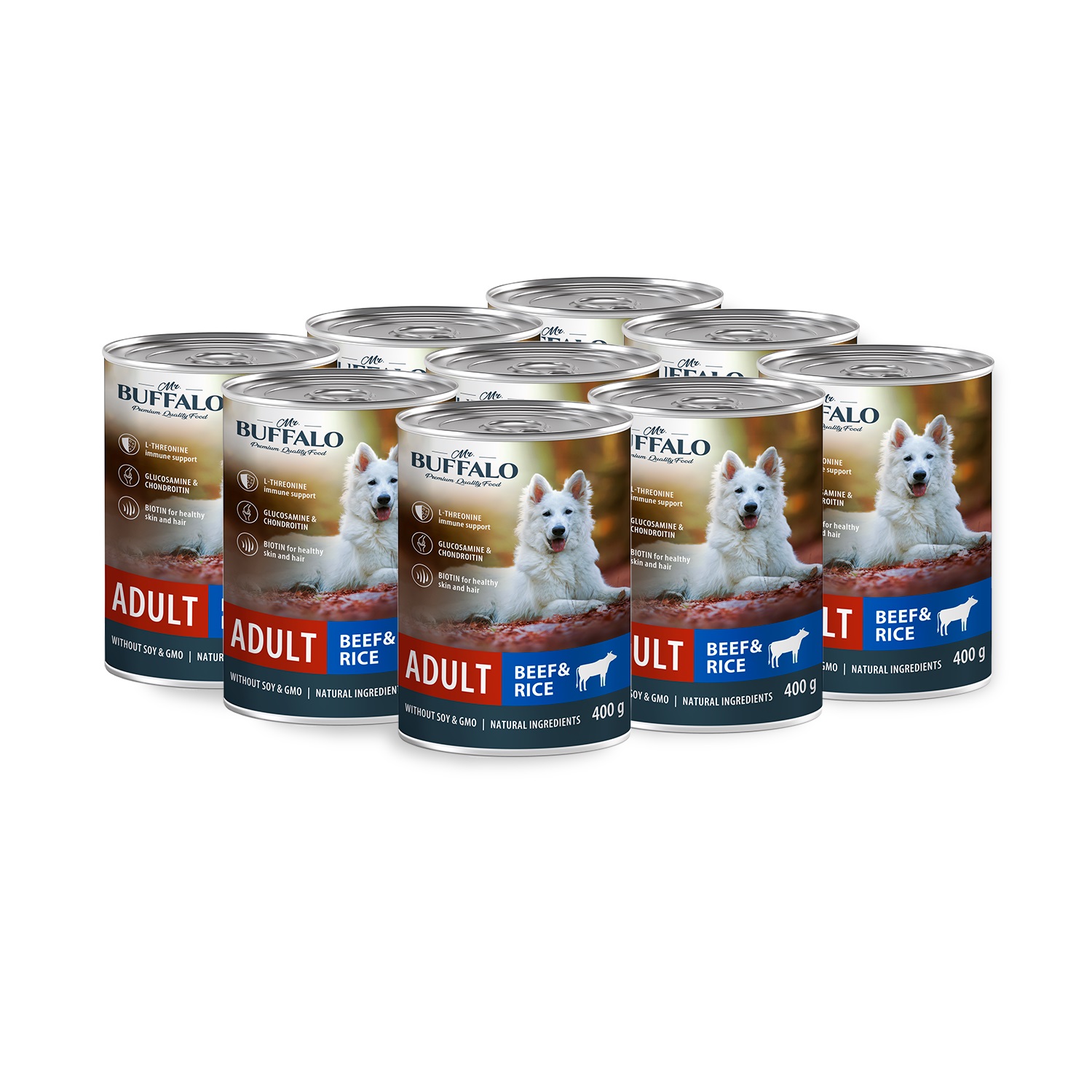 Mr.Buffalo Adult консервы для собак