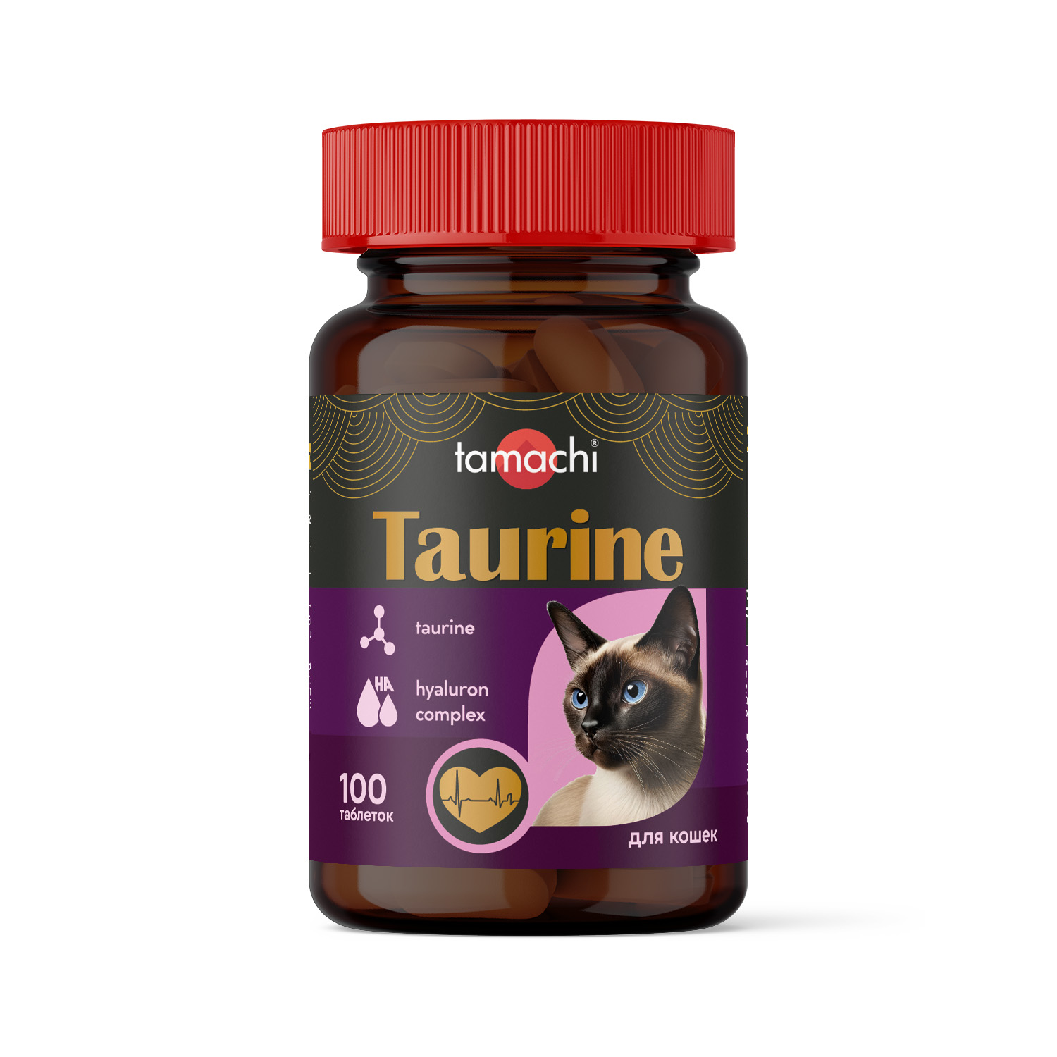 Tamachi Taurine витамины для иммунитета кошек (100 таб.)