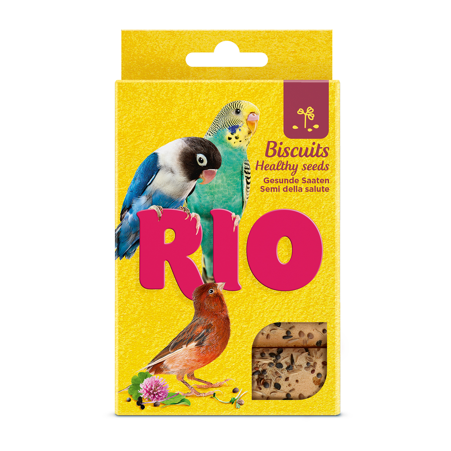 RIO Бисквиты для птиц с полезными семенами (35 г.)