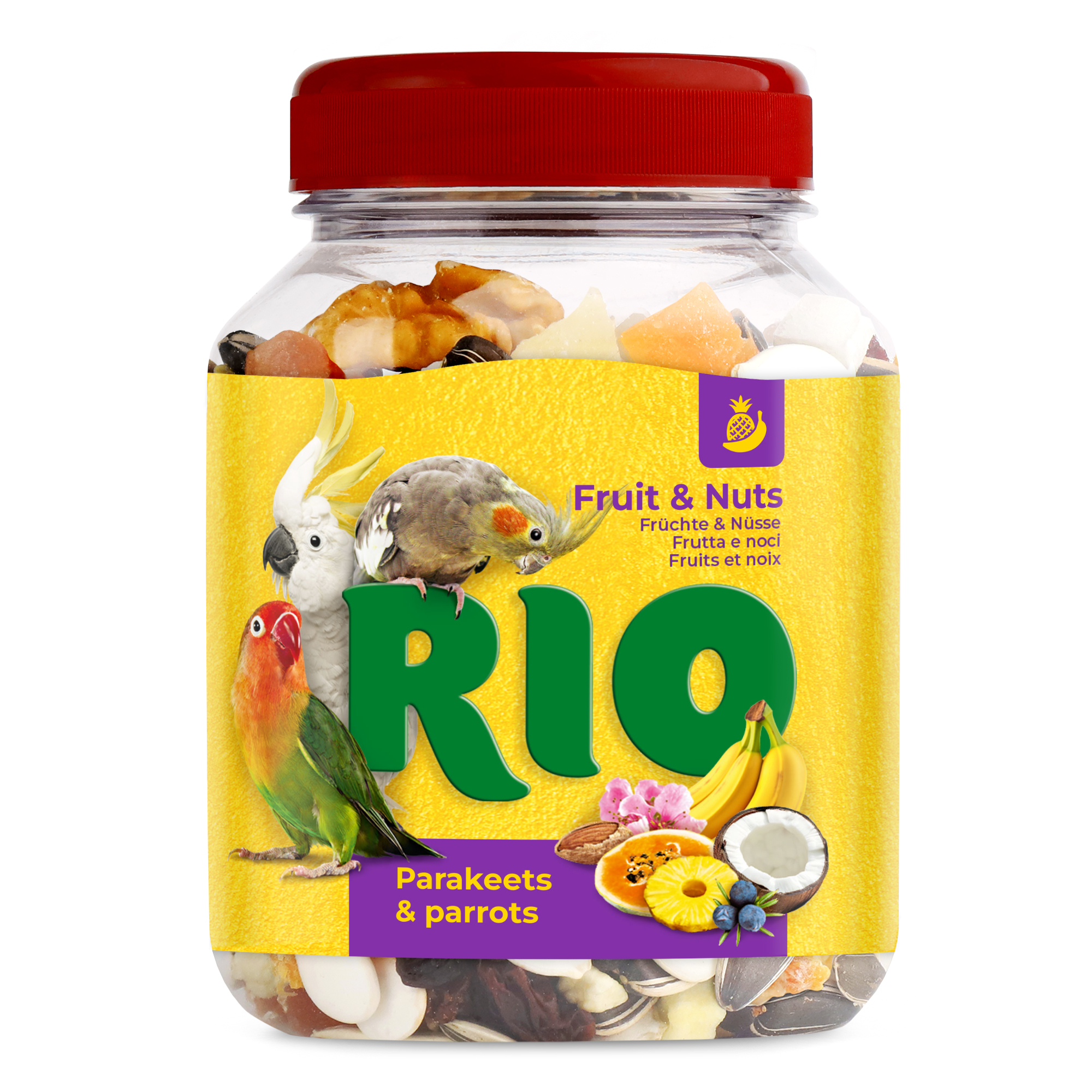 RIO Фруктово-ореховая смесь лакомство для птиц (160 г.)