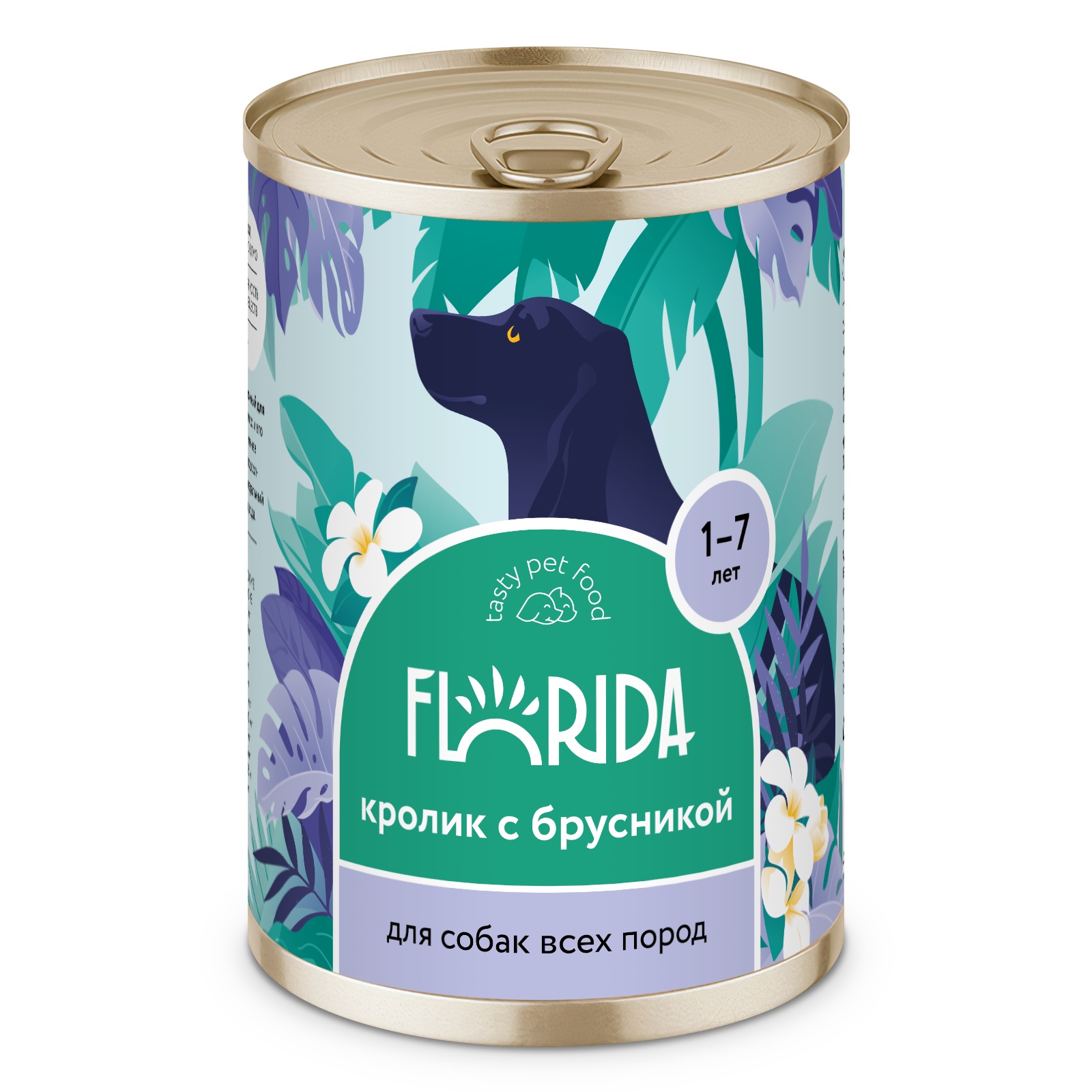 Florida консервы для собак (Кролик и брусника