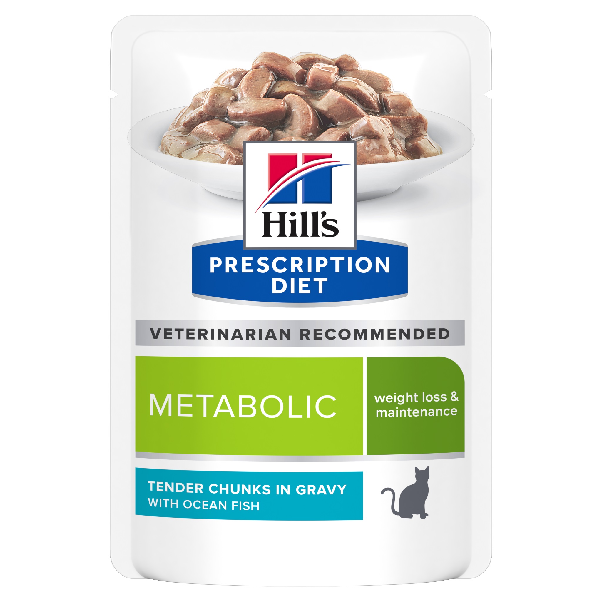 

Hill's Prescription Diet Metabolic пауч для кошек для коррекции веса (Океаническая рыба, 85 г.)