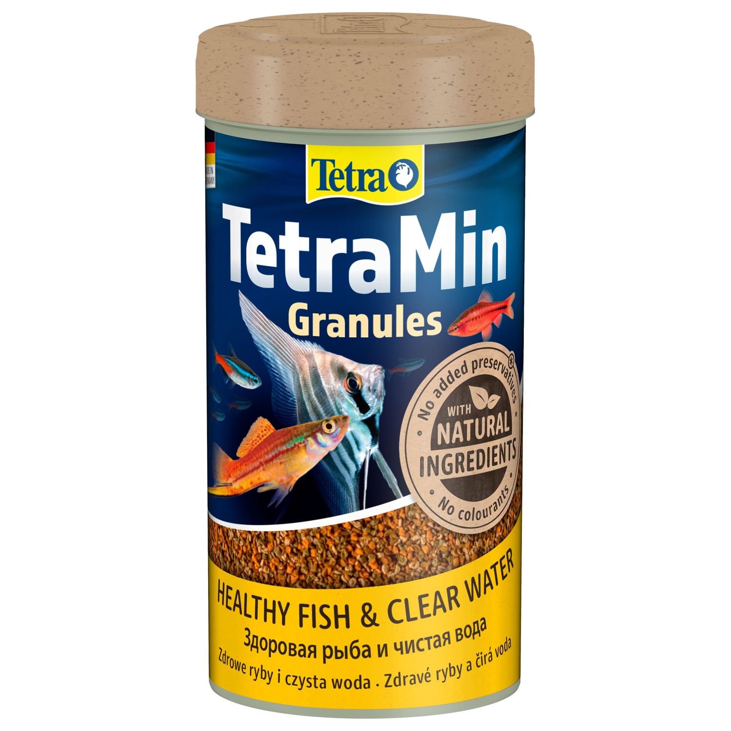 TetraMin Granules (гранулы) для всех видов декоративных рыб (250 мл.)