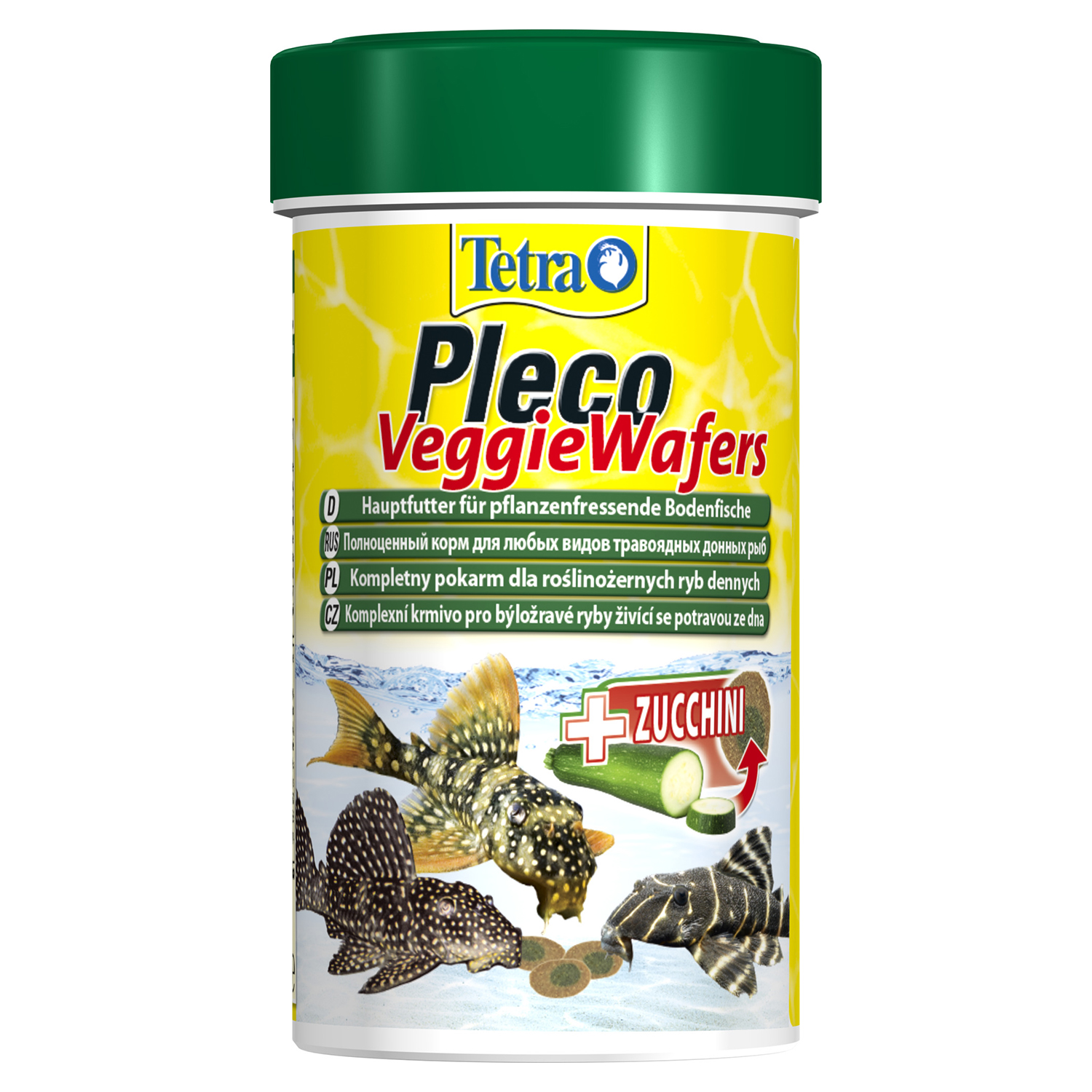 

Tetra Pleco Veggie Wafers корм для питающихся на дне рыб (пластины) (250 мл.)