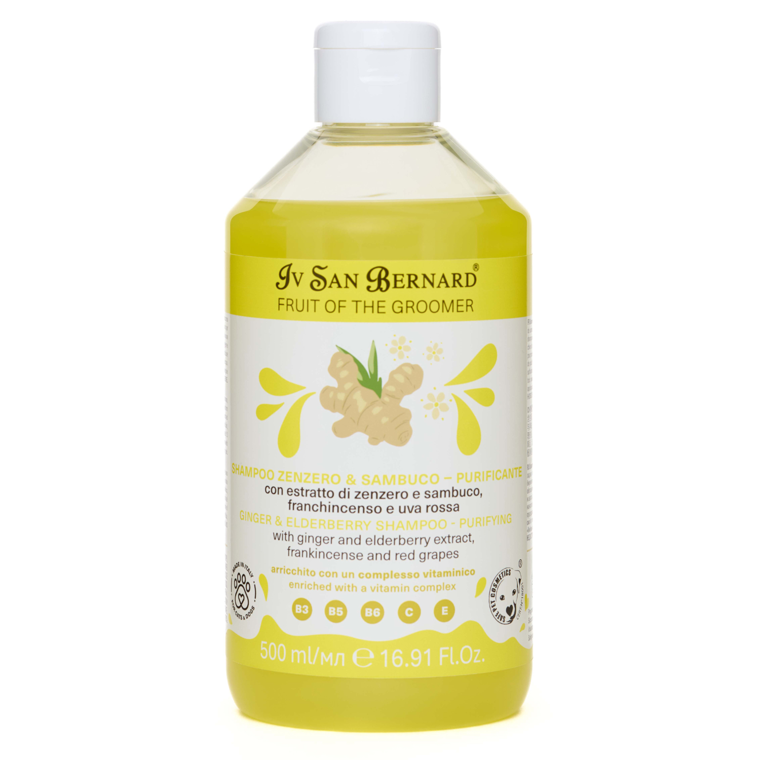 ISB Fruit of the Groomer Ginger&Elderbery Шампунь против раздражений и перхоти (500 мл.)