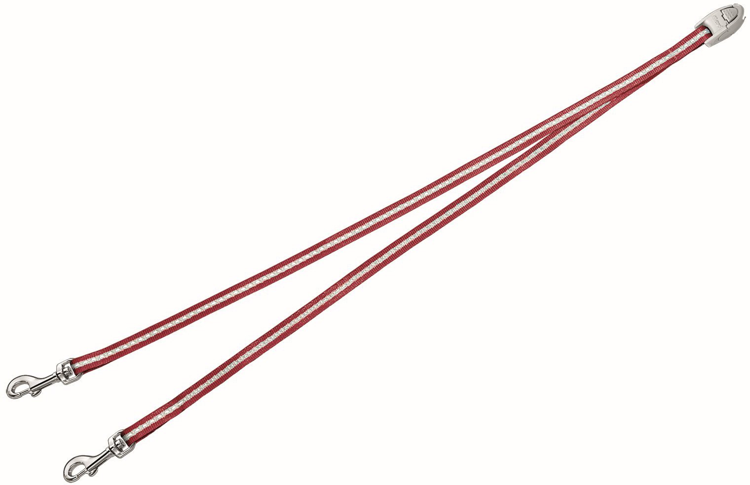 Flexi Vario Сворка Duo Belt (S, Красный)