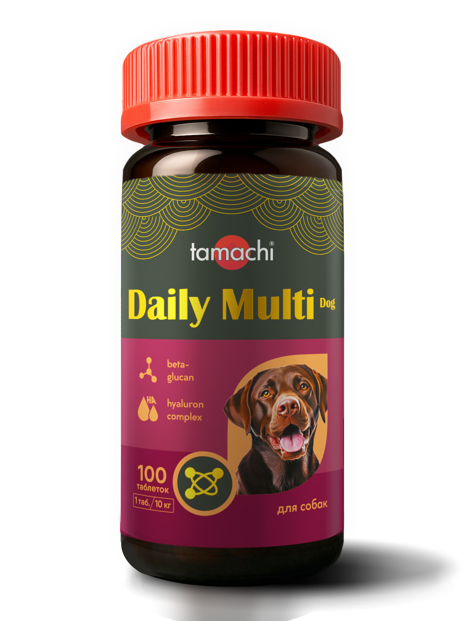Tamachi Daily Multi Dog витамины для собак средних и крупных пород (100 таб.)