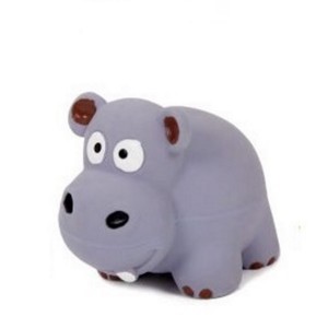 HOMEPET игрушка для собак бегемот с пищалкой (8 см.)