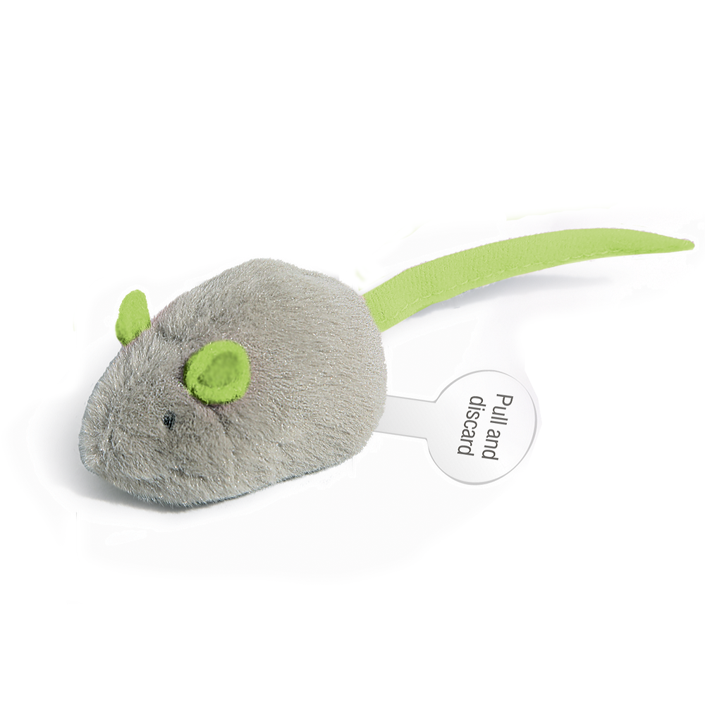 GiGwi Cat Toys игрушка для кошек мышка со звуковым чипом (6 см.)