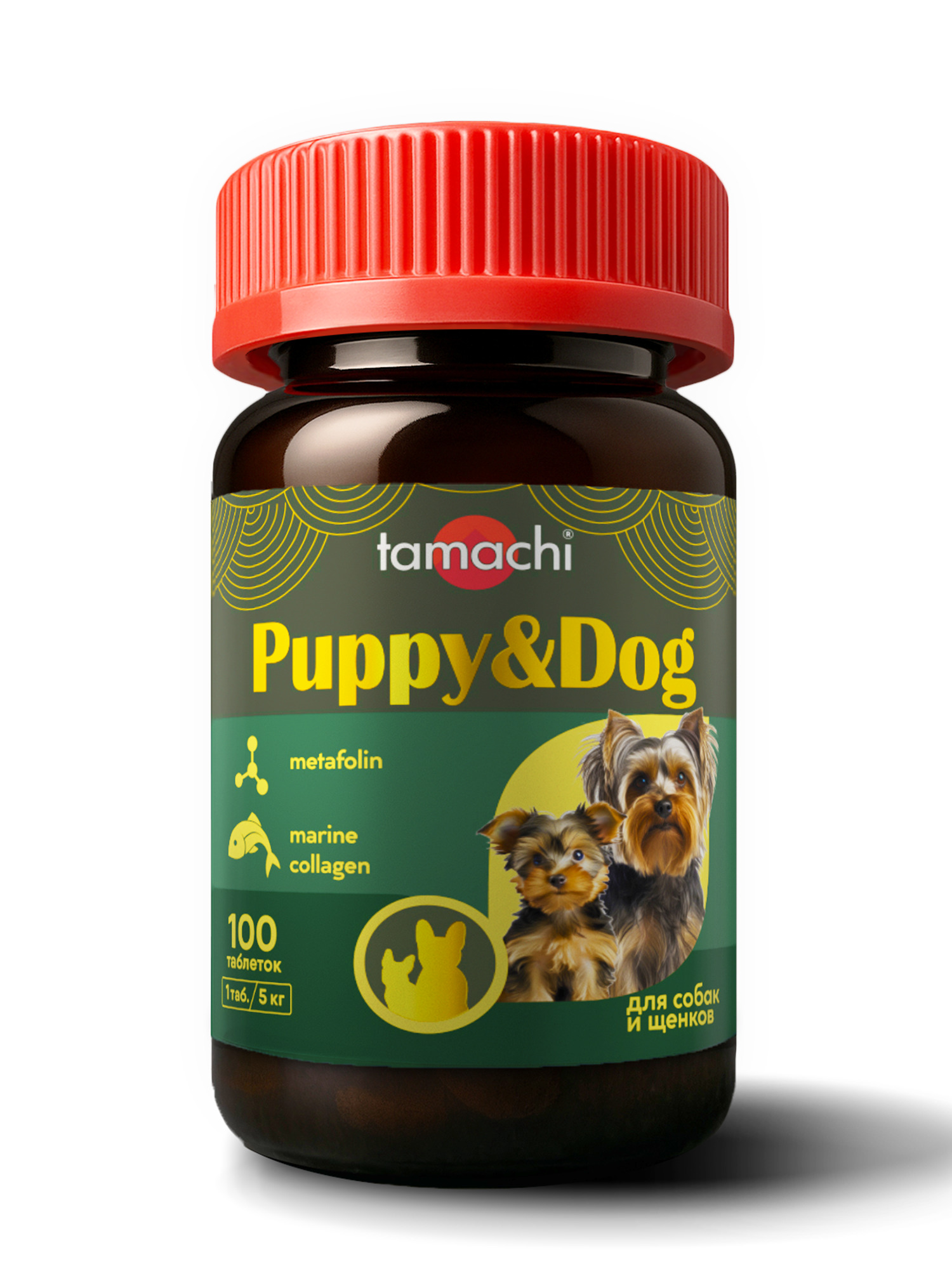 Tamachi Puppy&Dog витамины для щенков, беременных и кормящих собак мелких пород (100 таб.)