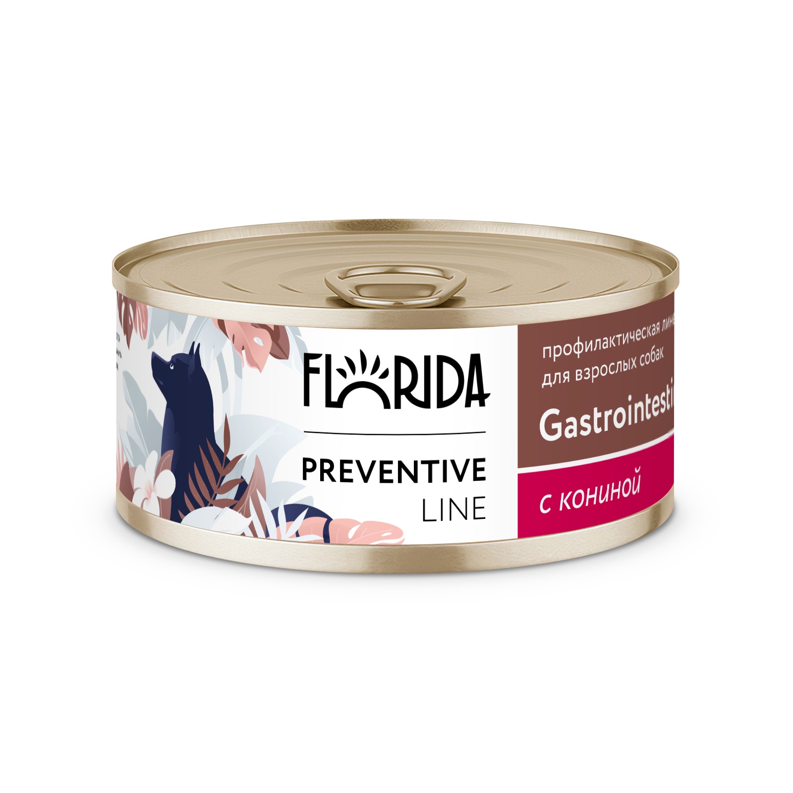 Florida Preventive Line Gastrointestinal консервы для собак при расстройствах пищеварения (Конина, 100 г.)