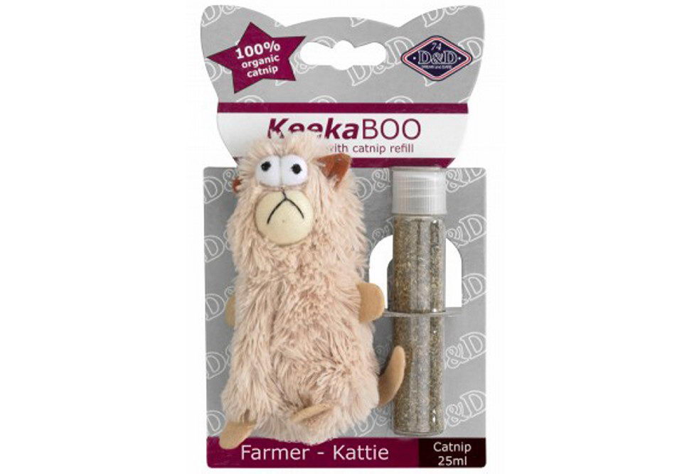 

EBI игрушка для кошек мягкая с кошачьей мятой Farmer-Kattie (, Бежевая