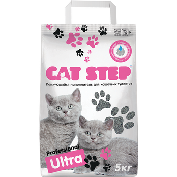 

Cat Step Professional Ultra наполнитель минеральный комкующийся (5 кг., 5 л.)