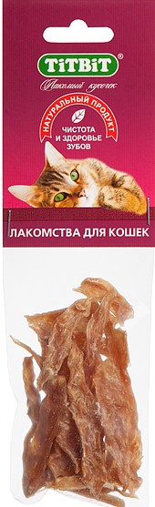 TiTBiT Филе куриное для кошек мягкая упаковка 15 г 199₽