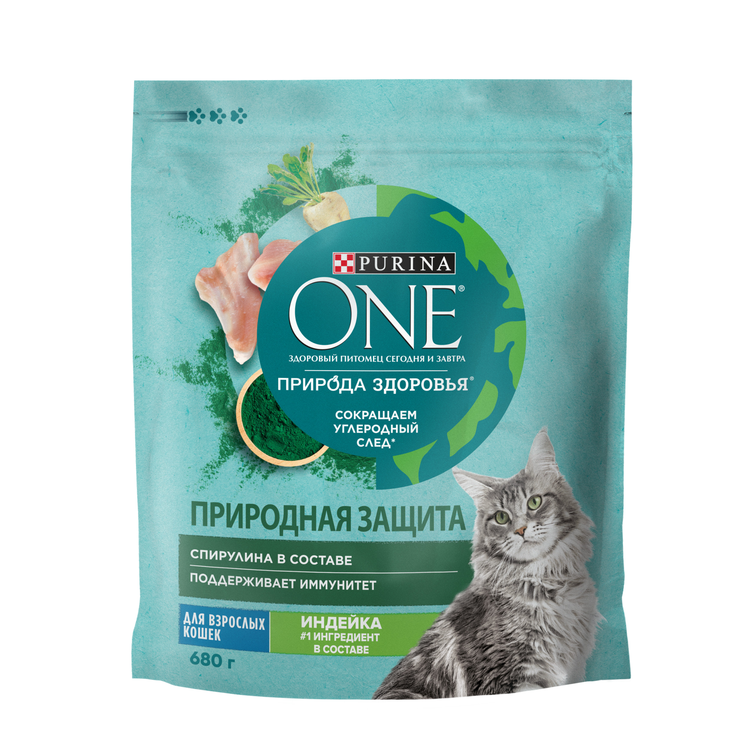 

Purina One Природа Здоровья для взрослых кошек (Индейка, 680 г.)