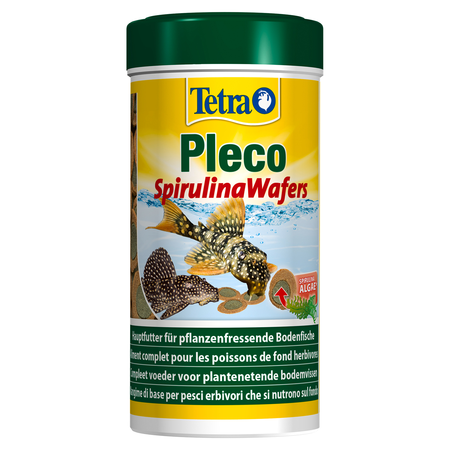 Tetra Pleco Spirulina Wafers корм для сомов (250 мл.)