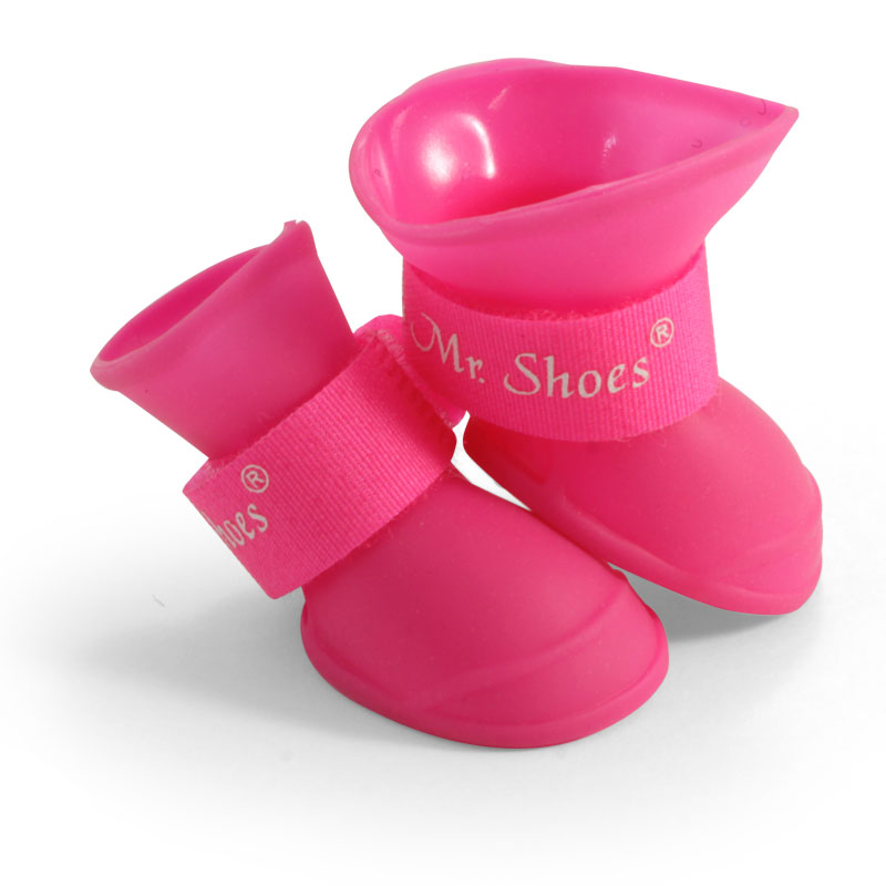 Triol Сапоги из пластичной резины на липучке Mr.Shoes (Розовый, M, Унисекс)