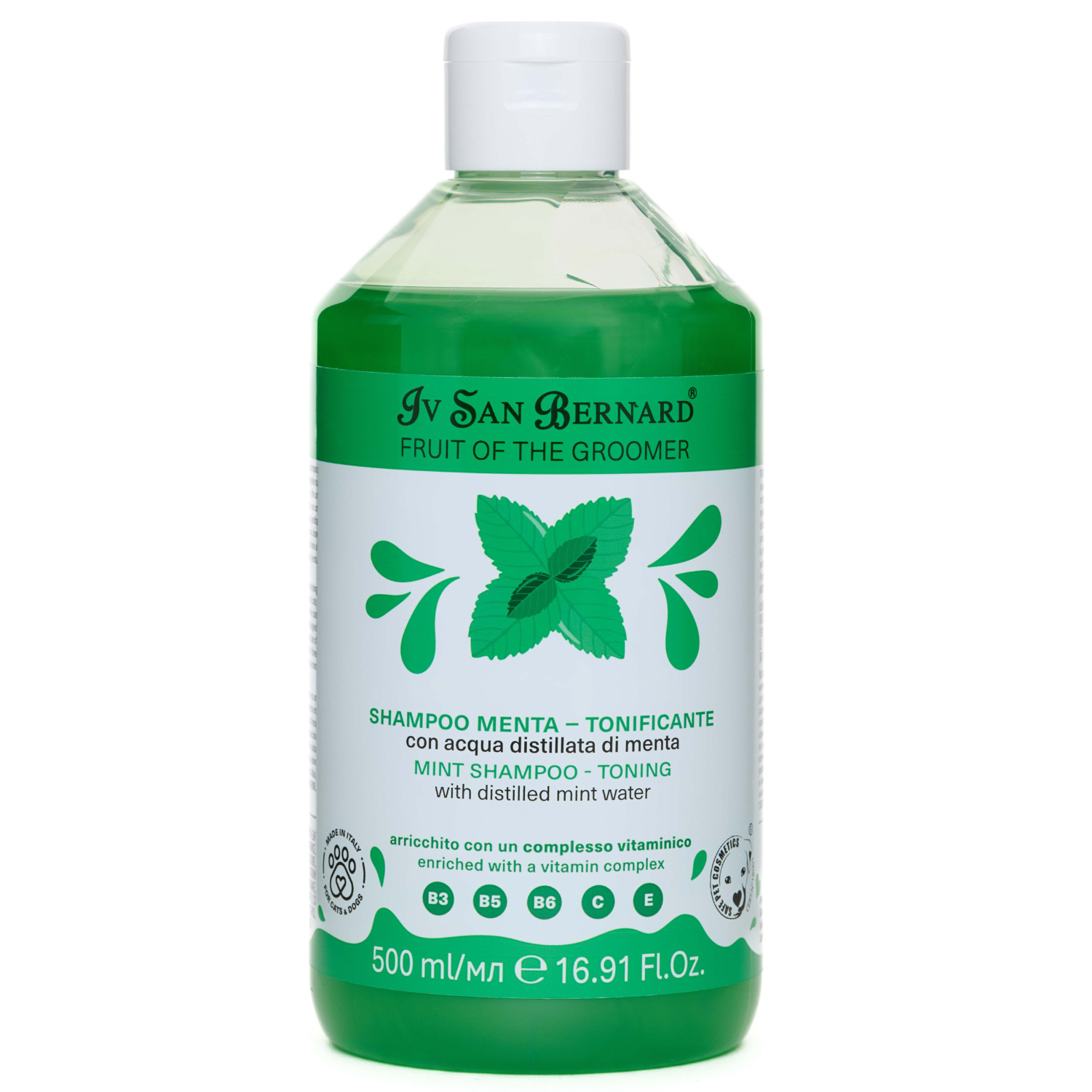 ISB Fruit of the Groomer Mint Шампунь для любого вида шерсти с витамином В6 (500 мл.)