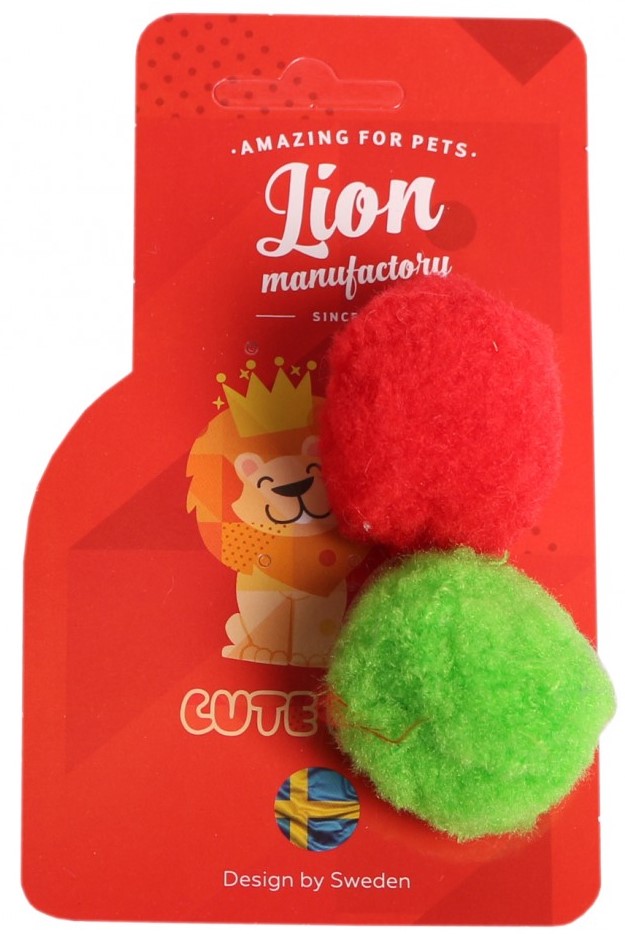 

Lion игрушка "Шарик-помпон" для кошек (2 шт