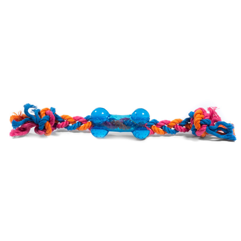 GiGwi Catch & Fetch Eco игрушка для собак Косточка резиновая на верёвке (26 см.)