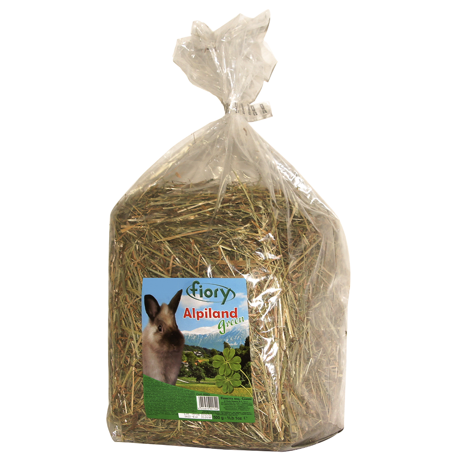 Fiory сено Alpiland Green с люцерной для грызунов (500 г.)