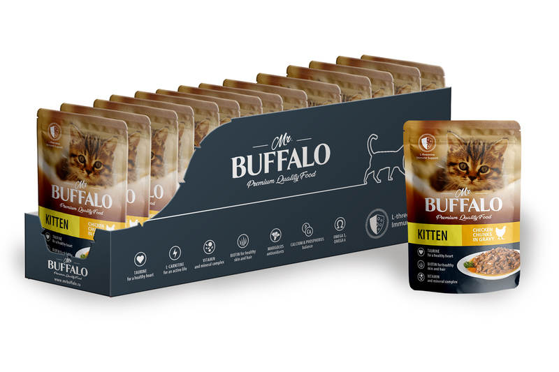 Mr.Buffalo Kitten пауч для котят