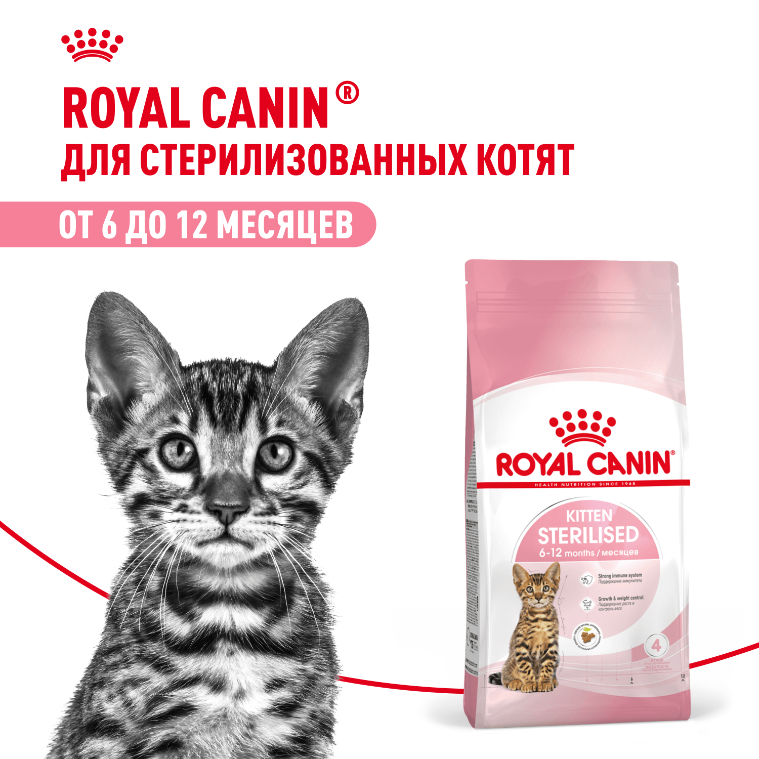 Royal Canin Kitten Sterilised для стерилизованных котят (Птица, 400 гр.)