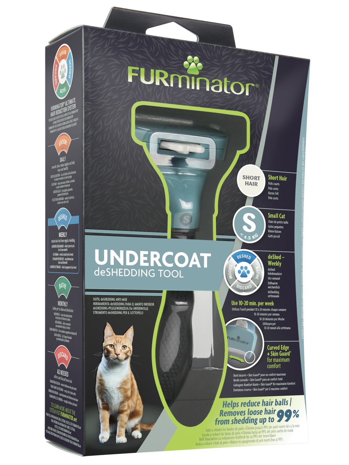 

FURminator Short Hair для короткошерстных кошек (4 см.)