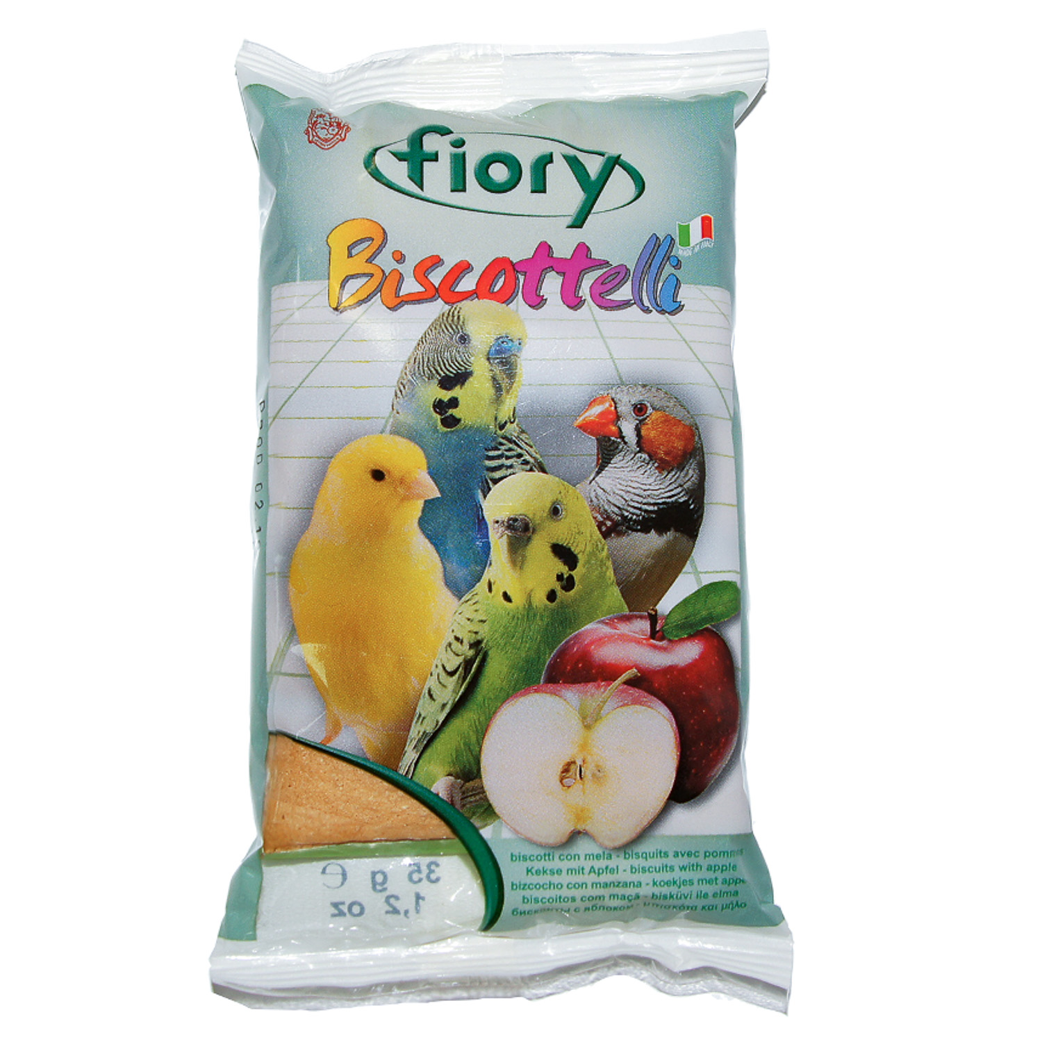 Fiory бисквиты для птиц с яблоком (30 г.)
