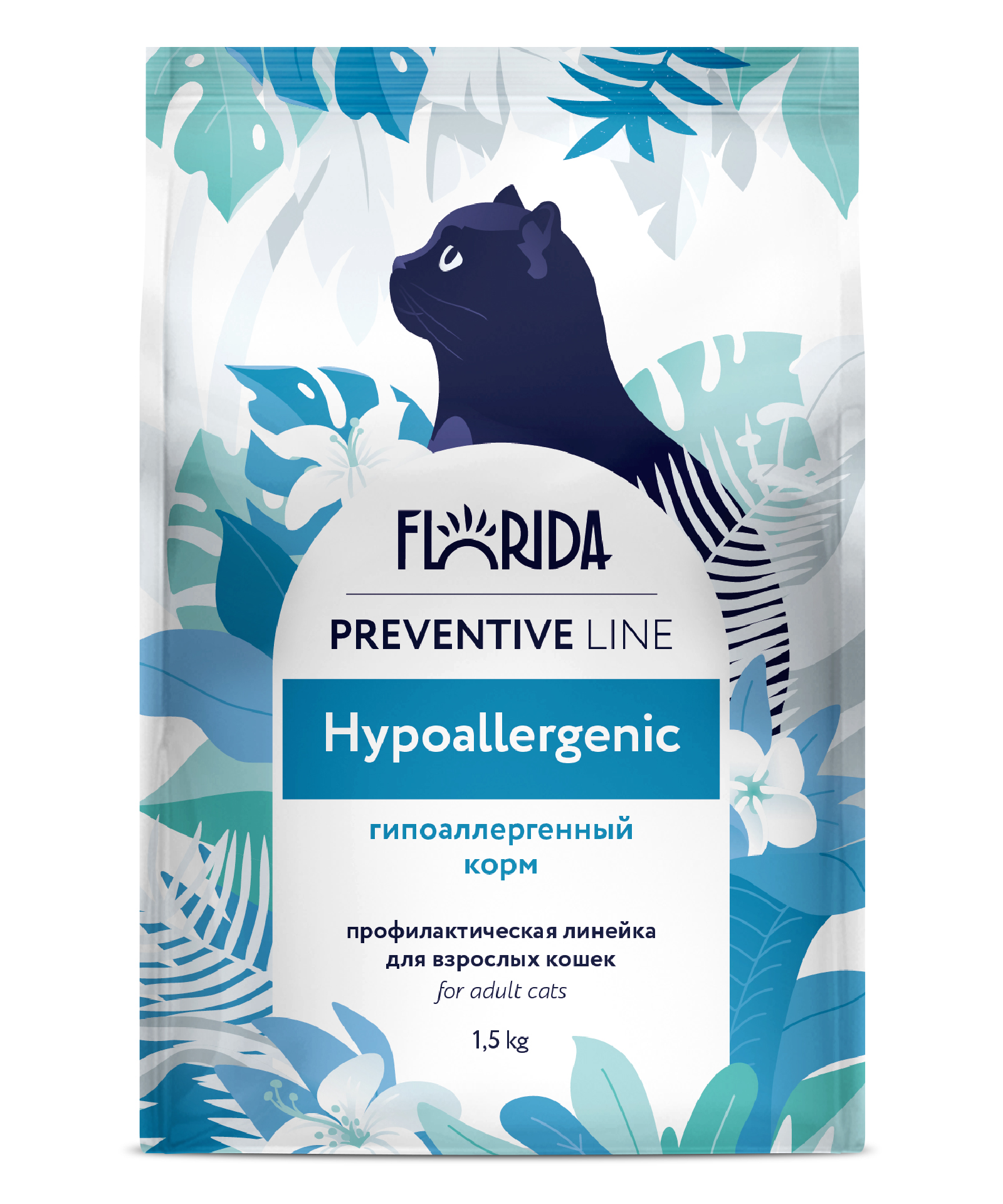 

Florida Preventive Line Hypoallergenic сухой корм для кошек гипоаллергенный (Индейка, 1,5 кг.)