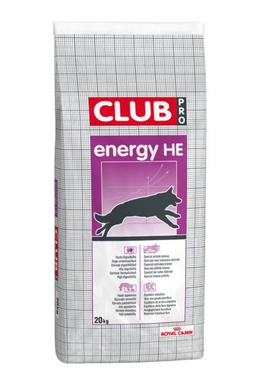 

Royal Canin Club Energy HE Pro корм для рабочих собак (Мясо, 20 кг.)