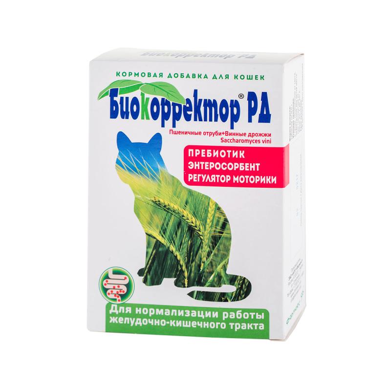 Биологически активная добавка Биокорректор РД для кошек 60 таб 189₽