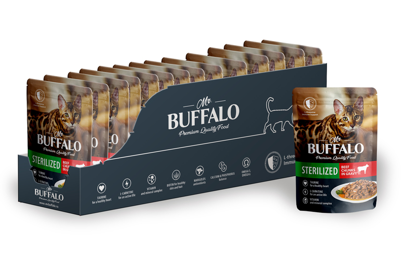 Mr.Buffalo sterilized пауч для стерилизованных котов и кошек