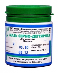 Мазь серно- дегтярная
