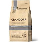 Grandorf Cat Sterilised Rabbit & Turkey корм для стерилизованных кошек и котов