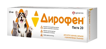 Apicenna Дирофен паста для котят, щенков и грызунов