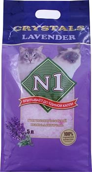 №1 Crystals Лаванда наполнитель силикагелевый впитывающий