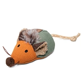 GiGwi Catch & Scratch Eco игрушка для кошек мышка со звуковым чипом