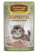Деревенские лакомства пауч для котят (паштет)