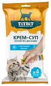TiTBiT крем-суп для кошек с кусочками