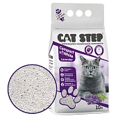 Cat Step Compact White Lavеnder наполнитель минеральный комкующийся